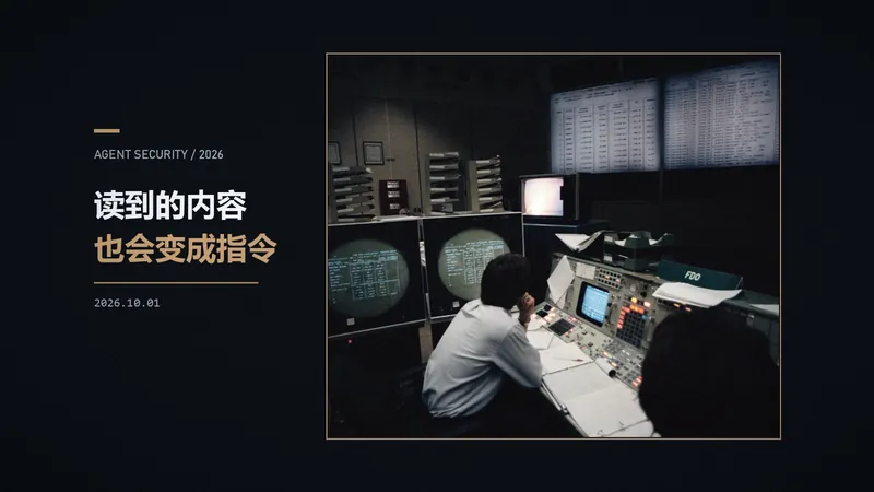 读到的内容也会变成指令:Agent 安全的结构性难题