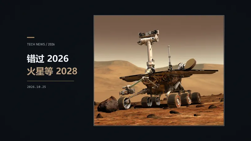 星舰错过 2026 火星窗口：卡在哪里，下一班是 2028